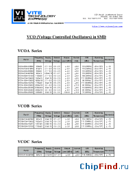 Datasheet VCOA-013A-967M0 производства Vectron