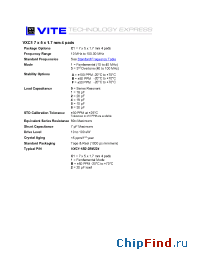 Datasheet VXC1-1B4 производства Vectron
