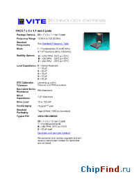 Datasheet VXC5-1F4 производства Vectron