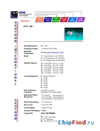 Datasheet VXD1-1B0 производства Vectron