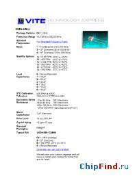 Datasheet VXD4-1B6 производства Vectron