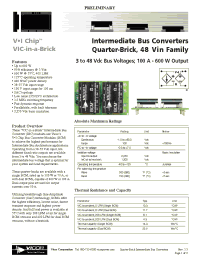 Datasheet I048C060T027P1 manufacturer Vicor
