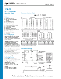 Datasheet VI-204CU производства Vicor