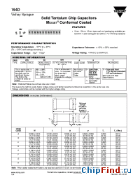 Datasheet 194D225X5004A2T manufacturer Vishay
