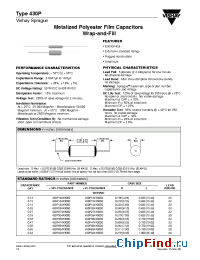 Datasheet 430P103X9600 manufacturer Vishay
