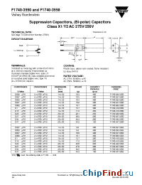 Datasheet F1740-368-3550 manufacturer Vishay