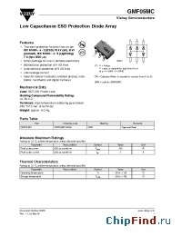 Datasheet GMF05MC-GS08 производства Vishay
