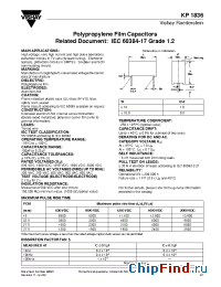 Datasheet KP1836-134-G производства Vishay