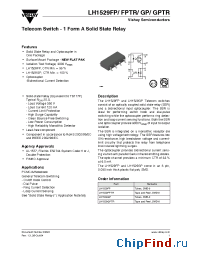 Datasheet LH1529GPTR производства Vishay