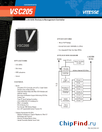 Datasheet VSC205 производства Vitesse