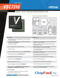 Datasheet VSC7310 производства Vitesse
