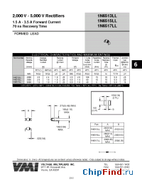 Datasheet 1N6513LL manufacturer Voltage Multipliers