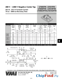 Datasheet LTI202TN производства Voltage Multipliers