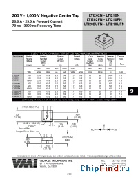Datasheet LTI206P manufacturer Voltage Multipliers