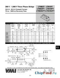 Datasheet LTI602UFT производства Voltage Multipliers