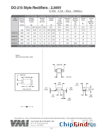 Datasheet MD90FF25 manufacturer Voltage Multipliers