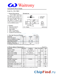Datasheet PD-37BRC производства Waitrony