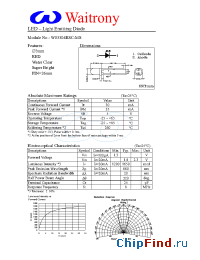 Datasheet W03304RSC-MS manufacturer Waitrony