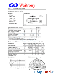 Datasheet W03317YSC-W manufacturer Waitrony