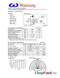 Datasheet W03362YSC-V manufacturer Waitrony
