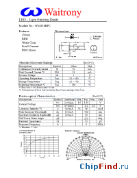 Datasheet W04354RPC manufacturer Waitrony
