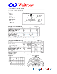 Datasheet W05310GHJ-DI manufacturer Waitrony