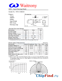 Datasheet W05310GSD-B manufacturer Waitrony