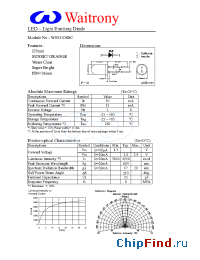 Datasheet W05310SSC manufacturer Waitrony