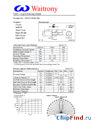 Datasheet W05310WSC-BS manufacturer Waitrony