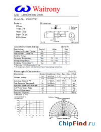 Datasheet W05310YSC manufacturer Waitrony