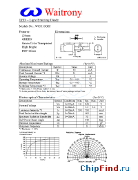 Datasheet W05312GHC manufacturer Waitrony