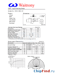 Datasheet W05312RUC-W manufacturer Waitrony