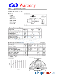 Datasheet W05312YHC manufacturer Waitrony