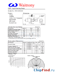 Datasheet W05318NSJ-B3 manufacturer Waitrony