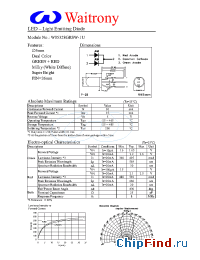 Datasheet W05328GRSW-1U manufacturer Waitrony