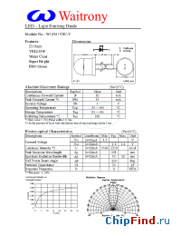Datasheet W10351YSC-V manufacturer Waitrony