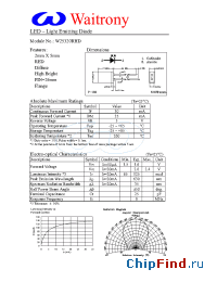 Datasheet W25320RHD manufacturer Waitrony
