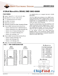Datasheet EDI88512CA-45I manufacturer WEDC