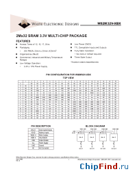 Datasheet W82MV-NSBC производства WEDC