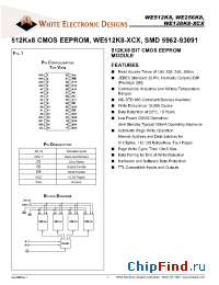 Datasheet WE128K8-150 производства WEDC