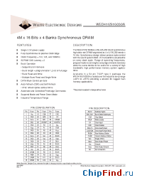 Datasheet WED416S16030C7SI производства WEDC
