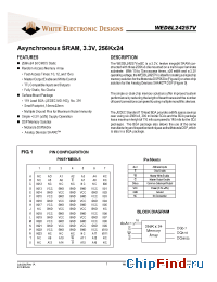 Datasheet WED8L24257V-12C производства WEDC