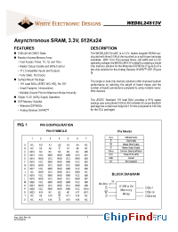 Datasheet WED8L24513V-12C производства WEDC