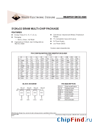 Datasheet WEDPS512K32-12BM производства WEDC