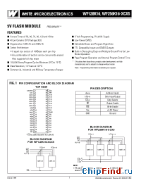 Datasheet WF128K16-70 производства WEDC