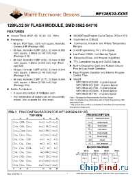 Datasheet WF128K32-70 производства WEDC
