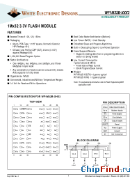 Datasheet WF1M32B производства WEDC