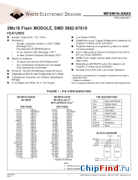Datasheet WF2M16W-90Q5 производства WEDC
