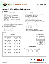 Datasheet WF512K32F-120H1I5 производства WEDC