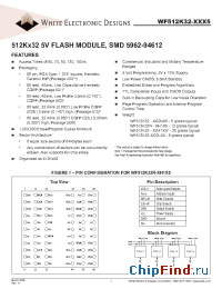 Datasheet WF512K32N-60H1Q5 производства WEDC